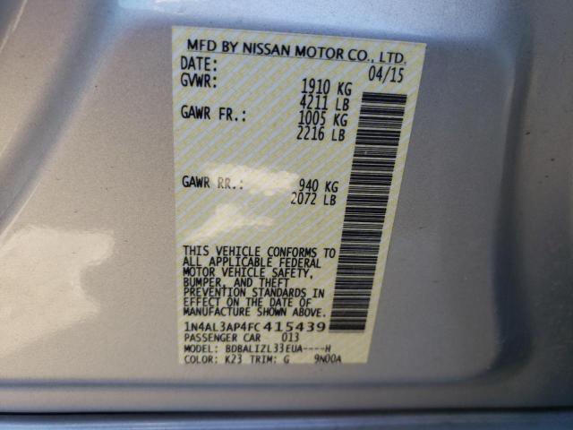 Photo 11 VIN: 1N4AL3AP4FC415439 - NISSAN ALTIMA 2.5 