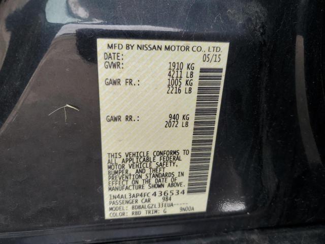 Photo 11 VIN: 1N4AL3AP4FC436534 - NISSAN ALTIMA 