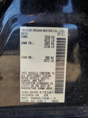 Photo 11 VIN: 1N4AL3AP4FC478587 - NISSAN ALTIMA 2.5 