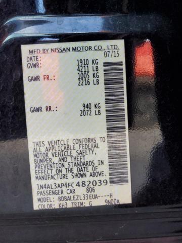 Photo 11 VIN: 1N4AL3AP4FC482039 - NISSAN ALTIMA 2.5 