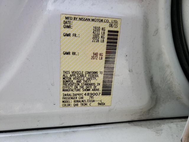 Photo 9 VIN: 1N4AL3AP4FC489007 - NISSAN ALTIMA 2.5 