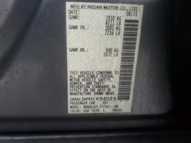 Photo 11 VIN: 1N4AL3AP4FC494028 - NISSAN ALTIMA 2.5 