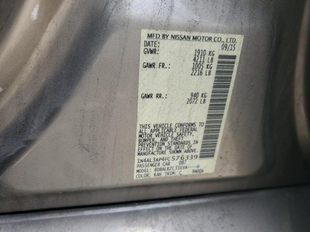 Photo 11 VIN: 1N4AL3AP4FC576339 - NISSAN ALTIMA 