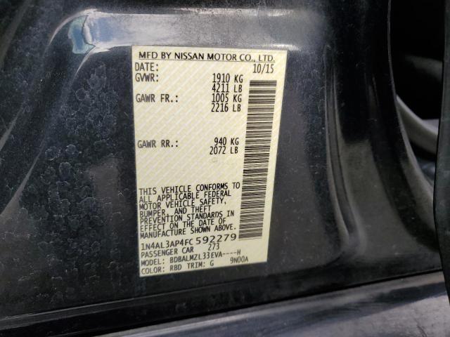 Photo 11 VIN: 1N4AL3AP4FC592279 - NISSAN ALTIMA 2.5 