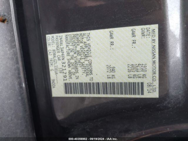 Photo 8 VIN: 1N4AL3AP4FN321291 - NISSAN ALTIMA 