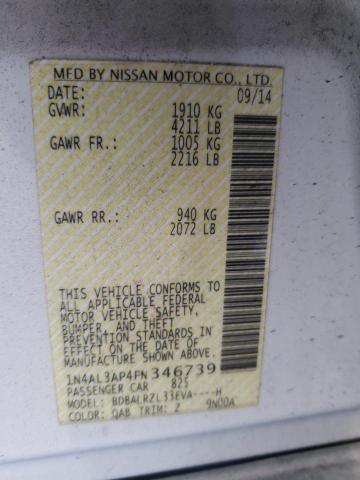 Photo 11 VIN: 1N4AL3AP4FN346739 - NISSAN ALTIMA 