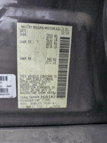 Photo 11 VIN: 1N4AL3AP4FN360382 - NISSAN ALTIMA 2.5 