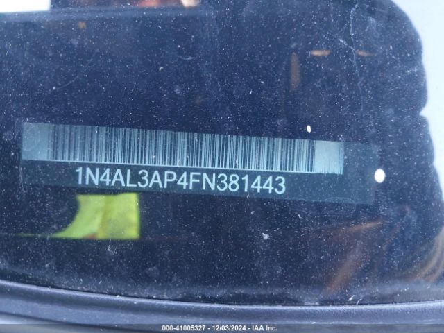 Photo 8 VIN: 1N4AL3AP4FN381443 - NISSAN ALTIMA 