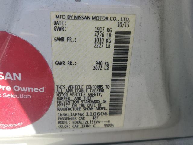 Photo 11 VIN: 1N4AL3AP4GC110606 - NISSAN ALTIMA 2.5 