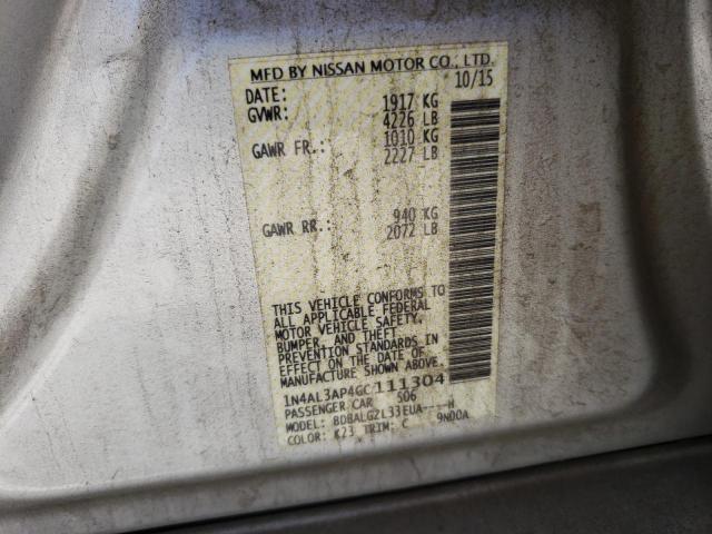 Photo 11 VIN: 1N4AL3AP4GC111304 - NISSAN ALTIMA 2.5 