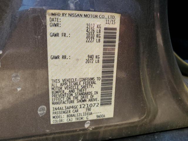 Photo 11 VIN: 1N4AL3AP4GC121072 - NISSAN ALTIMA 