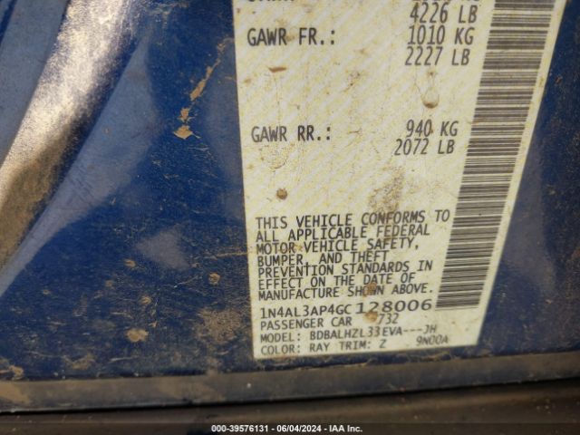 Photo 8 VIN: 1N4AL3AP4GC128006 - NISSAN ALTIMA 