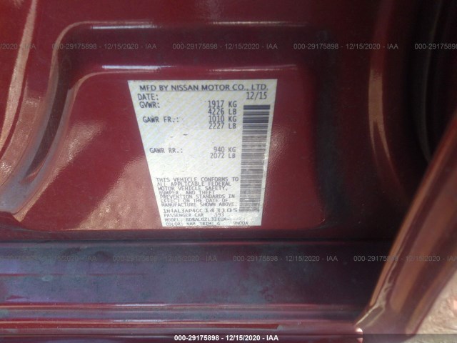 Photo 8 VIN: 1N4AL3AP4GC143105 - NISSAN ALTIMA 