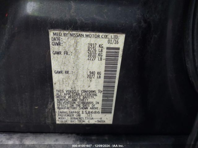 Photo 8 VIN: 1N4AL3AP4GC158686 - NISSAN ALTIMA 