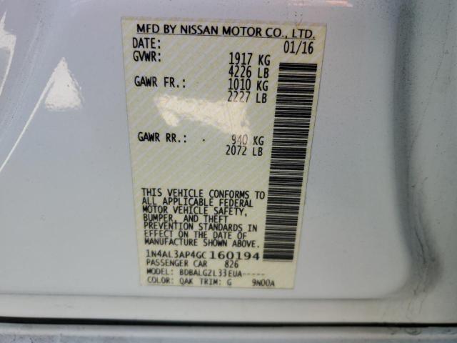 Photo 9 VIN: 1N4AL3AP4GC160194 - NISSAN ALTIMA 2.5 