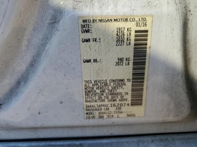 Photo 11 VIN: 1N4AL3AP4GC162074 - NISSAN ALTIMA 