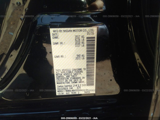 Photo 8 VIN: 1N4AL3AP4GC241230 - NISSAN ALTIMA 