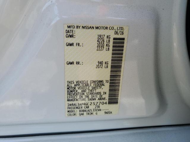 Photo 11 VIN: 1N4AL3AP4GC257704 - NISSAN ALTIMA 2.5 