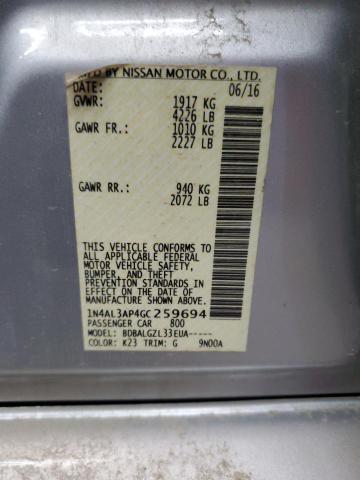 Photo 11 VIN: 1N4AL3AP4GC259694 - NISSAN ALTIMA 