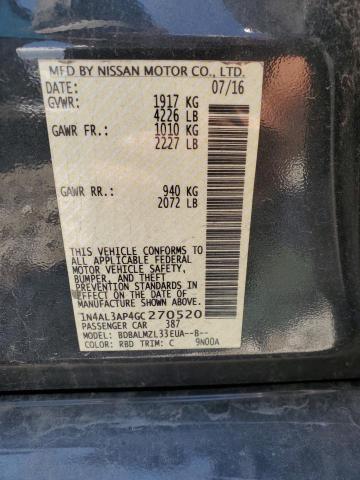 Photo 11 VIN: 1N4AL3AP4GC270520 - NISSAN ALTIMA 2.5 