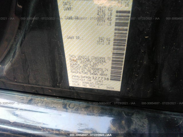 Photo 8 VIN: 1N4AL3AP4GN327738 - NISSAN ALTIMA 