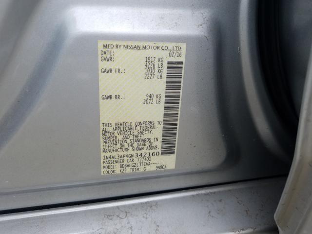 Photo 9 VIN: 1N4AL3AP4GN342160 - NISSAN ALTIMA 2.5 