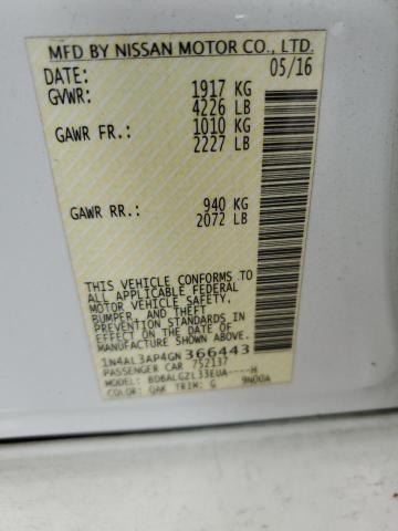 Photo 11 VIN: 1N4AL3AP4GN366443 - NISSAN ALTIMA 2-5 