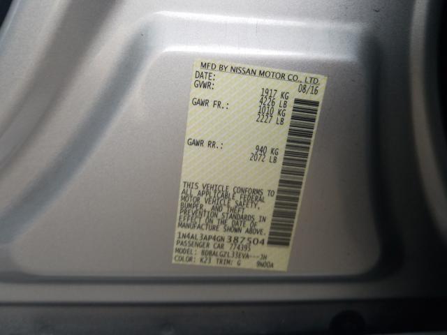 Photo 9 VIN: 1N4AL3AP4GN387504 - NISSAN ALTIMA 2.5 