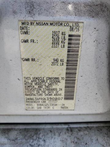 Photo 11 VIN: 1N4AL3AP4GN390807 - NISSAN ALTIMA 2.5 