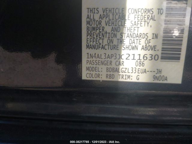 Photo 8 VIN: 1N4AL3AP4HC156423 - NISSAN ALTIMA 