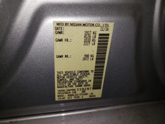 Photo 9 VIN: 1N4AL3AP4HC159287 - NISSAN ALTIMA 