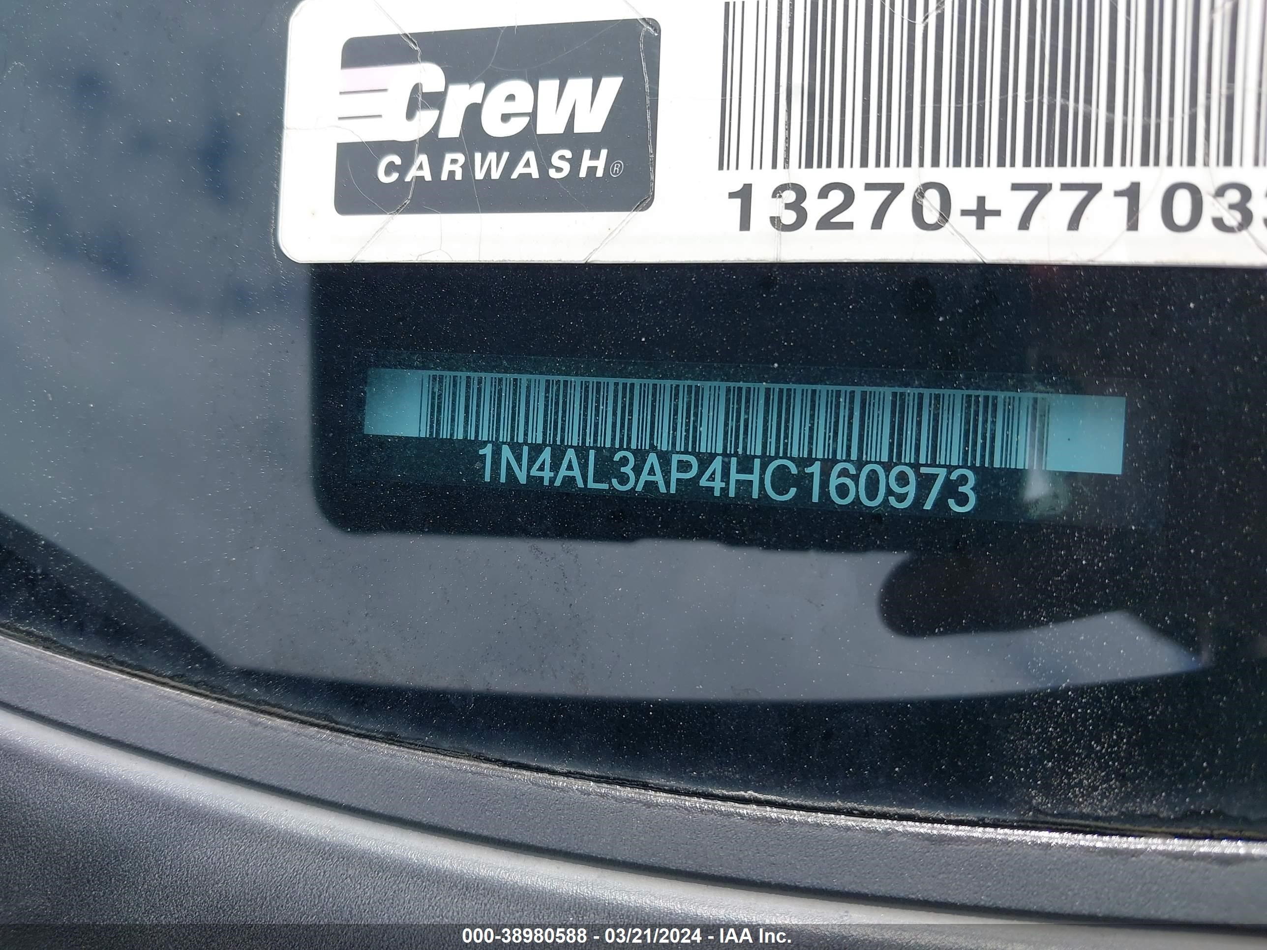 Photo 8 VIN: 1N4AL3AP4HC160973 - NISSAN ALTIMA 