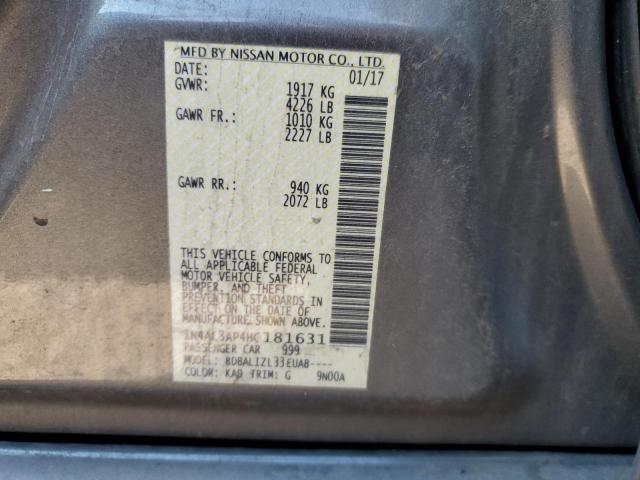 Photo 9 VIN: 1N4AL3AP4HC181631 - NISSAN ALTIMA 2.5 