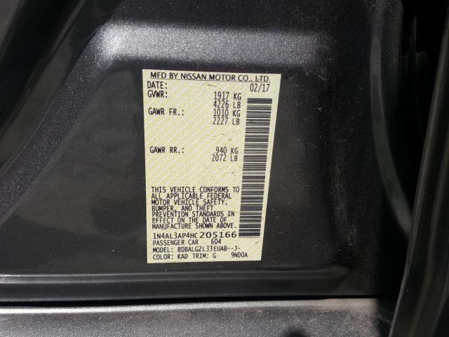 Photo 9 VIN: 1N4AL3AP4HC205166 - NISSAN ALTIMA 2.5 