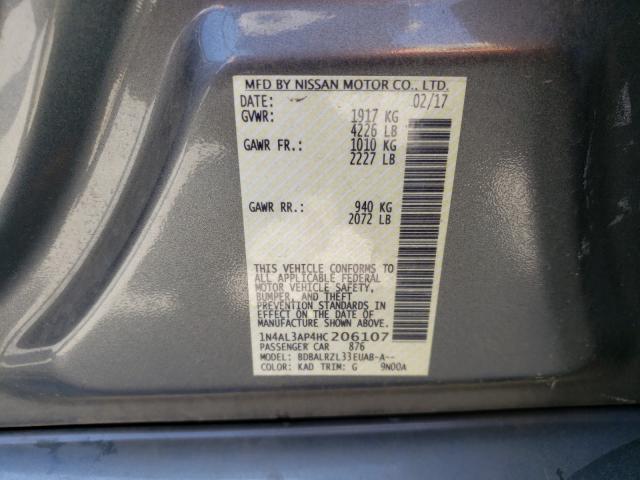 Photo 9 VIN: 1N4AL3AP4HC206107 - NISSAN ALTIMA 2.5 