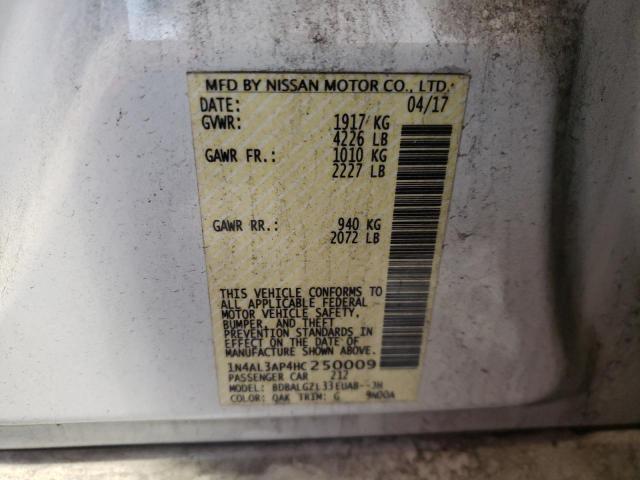 Photo 11 VIN: 1N4AL3AP4HC250009 - NISSAN ALTIMA 2.5 