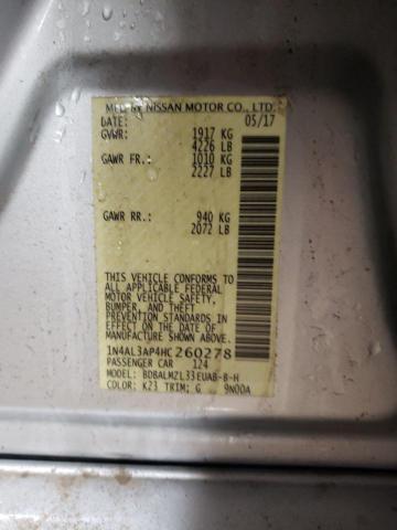 Photo 11 VIN: 1N4AL3AP4HC260278 - NISSAN ALTIMA 2.5 