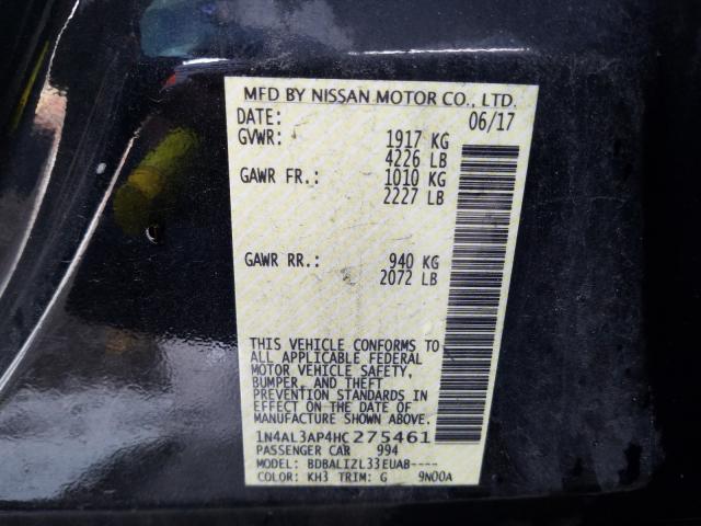 Photo 9 VIN: 1N4AL3AP4HC275461 - NISSAN ALTIMA 2.5 