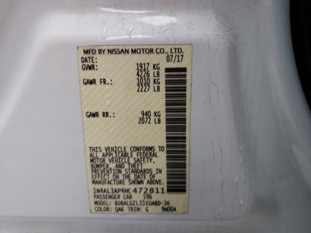 Photo 9 VIN: 1N4AL3AP4HC472811 - NISSAN ALTIMA 2.5 