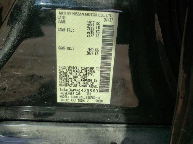 Photo 9 VIN: 1N4AL3AP4HC475563 - NISSAN ALTIMA 