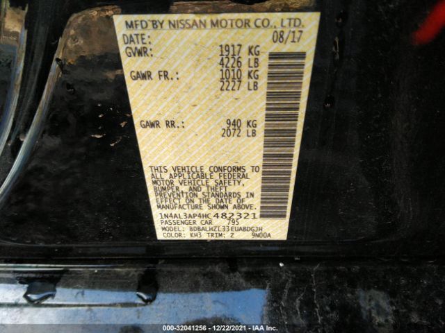 Photo 8 VIN: 1N4AL3AP4HC482321 - NISSAN ALTIMA 