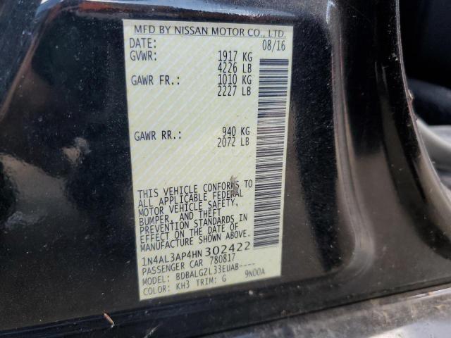 Photo 11 VIN: 1N4AL3AP4HN302422 - NISSAN ALTIMA 2.5 