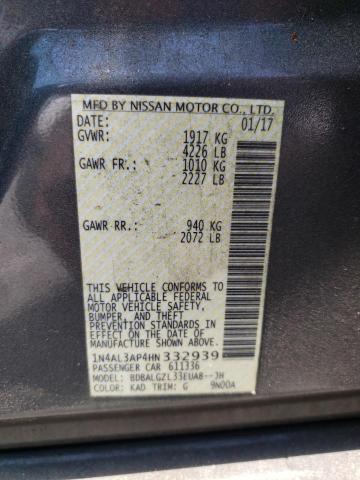 Photo 11 VIN: 1N4AL3AP4HN332939 - NISSAN ALTIMA 2.5 