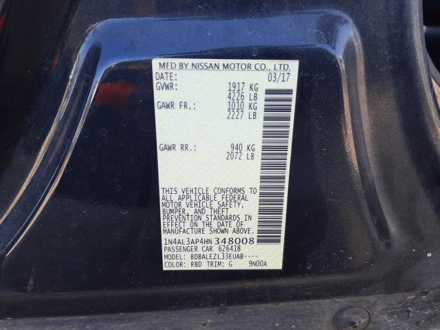 Photo 9 VIN: 1N4AL3AP4HN348008 - NISSAN ALTIMA 2.5 