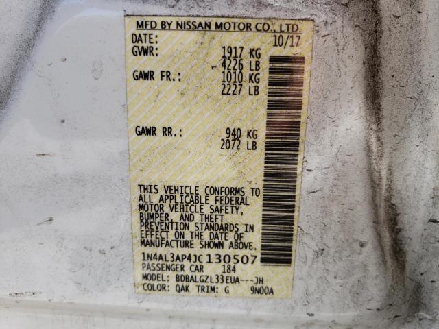 Photo 9 VIN: 1N4AL3AP4JC130507 - NISSAN ALTIMA 2.5 