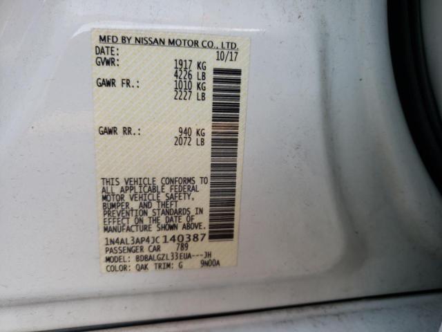 Photo 11 VIN: 1N4AL3AP4JC140387 - NISSAN ALTIMA 2.5 