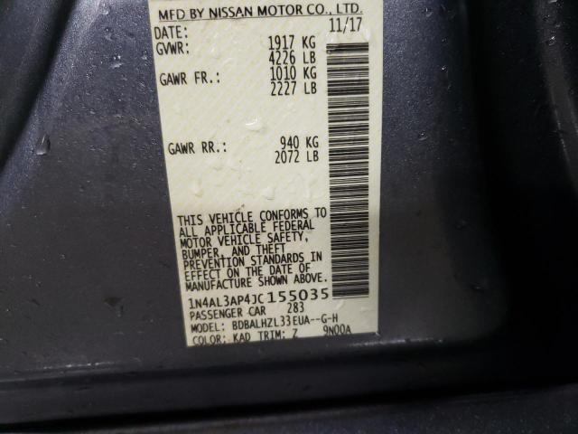 Photo 11 VIN: 1N4AL3AP4JC155035 - NISSAN ALTIMA 2.5 