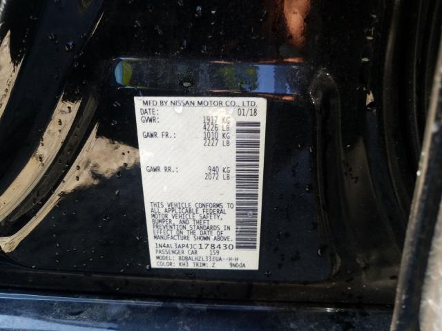 Photo 9 VIN: 1N4AL3AP4JC178430 - NISSAN ALTIMA 2.5 