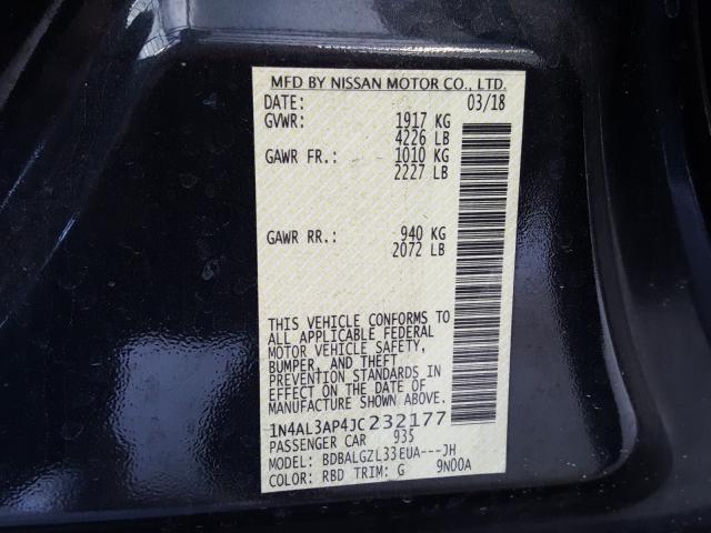 Photo 9 VIN: 1N4AL3AP4JC232177 - NISSAN ALTIMA 2.5 