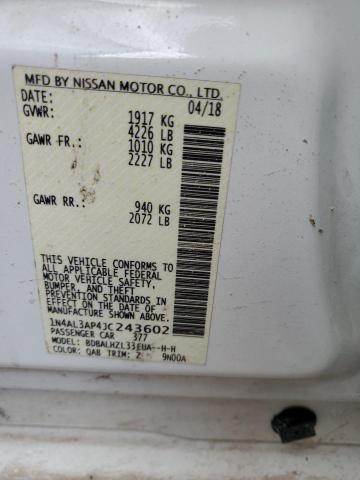 Photo 9 VIN: 1N4AL3AP4JC243602 - NISSAN ALTIMA 2.5 